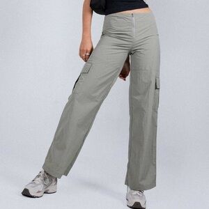 Princess Poly Roy Parachute Pants- Grey
